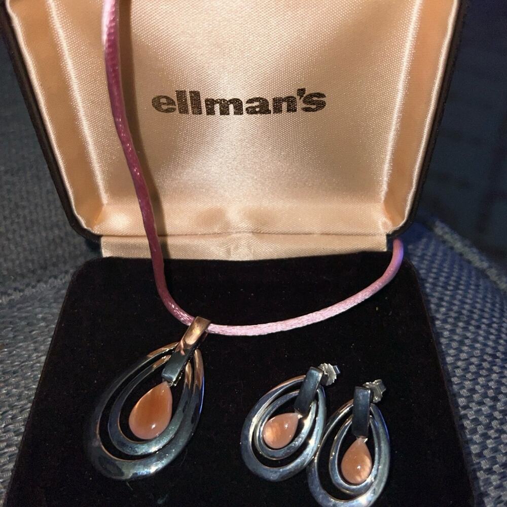 Tear Drop Earrings and Necklace - Set Only